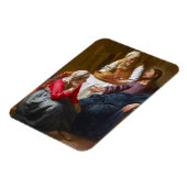 バーメール – マルタとマリアの家のキリスト マグネット (左側)