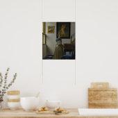 バーメール – 女性が処女に立って1674 ポスター (キッチン)