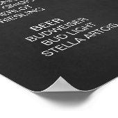 バーメ結婚ニュー記号 |書モダン道 ポスター (角)