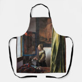 バーメ読アー、開いた窓に女の子の手紙が来た エプロン (正面)