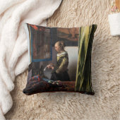 バーメ読アー、開いた窓に女の子の手紙が来た クッション (ブランケット)