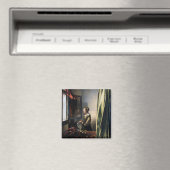 バーメ読アー、開いた窓に女の子の手紙が来た マグネット (インサイチュ (食洗機))