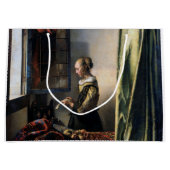 バーメ読アー、開いた窓に女の子の手紙が来た ラージペーパーバッグ (正面)