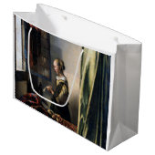 バーメ読アー、開いた窓に女の子の手紙が来た ラージペーパーバッグ (正面アングル)