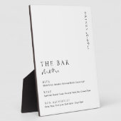 バーモダンメミニマルニュー記号を選択する フォトプラーク (側面)