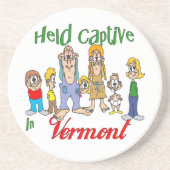 バーモントおもしろいトレーラーパークサンドストーンコースター コースター (正面)