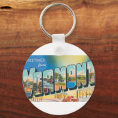 バーモントからの挨拶 キーホルダー (正面)