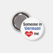 バーモントにいる誰かが私を愛している マグネット (正面/裏面)