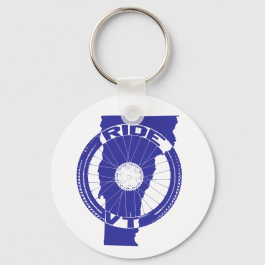 バーモントに乗る キーホルダー (正面)