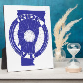 バーモントに乗る フォトプラーク (側面)