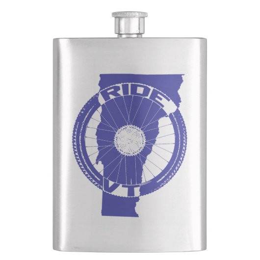 バーモントに乗る フラスク (正面)