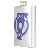 バーモントに乗る フラスク (左)