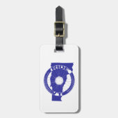 バーモントに乗る ラゲッジタグ (正面縦)