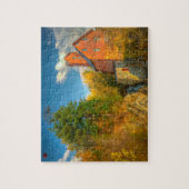 バーモントのオールドミル ジグソーパズル (縦)