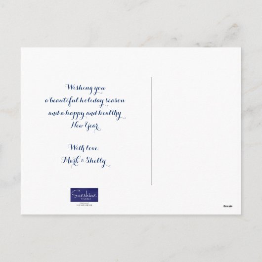 バーモントのクリスマスカード/州固有のポストカード シーズンポストカード (裏面)