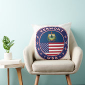 バーモントのステッカー、電話ケース、トートバッグ、壁時計 クッション (椅子)