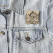 バーモントのブランドン·ミセス·イー·マーシュ 缶バッジ (インサイチュ)