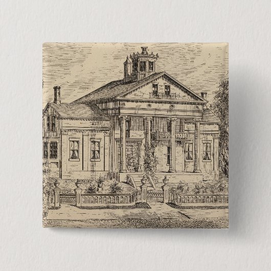 バーモントのブランドン·ミセス·イー·マーシュ 缶バッジ (正面)