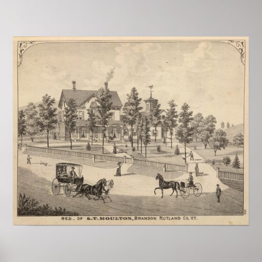 バーモントのルートランド ポスター (正面)