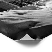 バーモントの冬の夜のシーン ポスター (角)