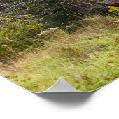 バーモントの緑の山々の納屋。ハンコック2 ポスター (角)