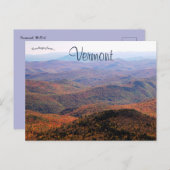 バーモントの美しい風景 ポストカード (正面/裏面)