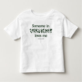 「バーモントの誰かが私を愛している」幼児Tシャツ トドラーTシャツ