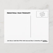 バーモントはがき1 ポストカード (裏面)