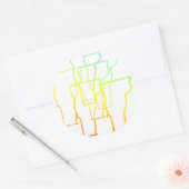 バーモントぼやけル ラウンドシール (封筒)