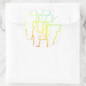 バーモントぼやけル ラウンドシール (バッグ)