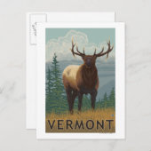 バーモントエルクシーン ポストカード (正面/裏面)