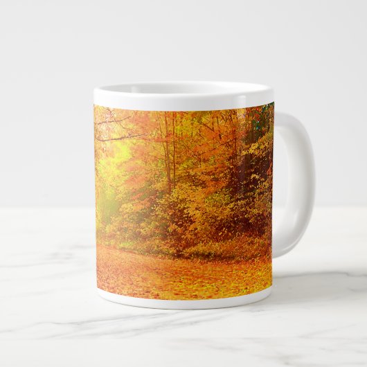 バーモントオータム自然景観 ジャンボコーヒーマグカップ (正面右)