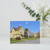 バーモントカラフルクイーンアンリバイバルハウス ポストカード (スタンド正面)