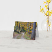 バーモントカントリーパスノートカード カード (黄色い花)