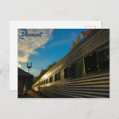 バーモントグリーンマウンテンフライヤーアットサンセット ポストカード (正面/裏面)