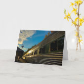 バーモントグリーンマウンテンフライヤーグリーティングカード カード (黄色い花)