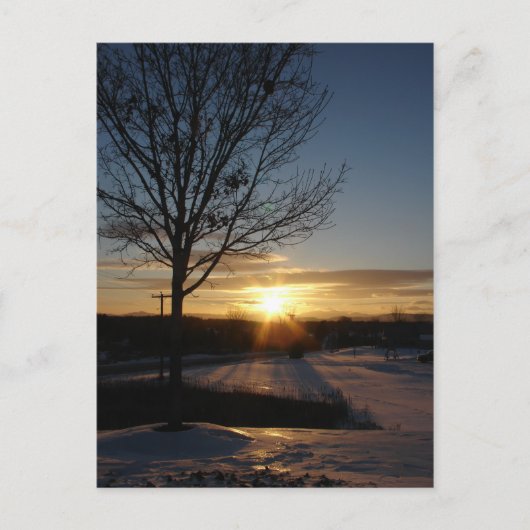 バーモントサンセット ポストカード (正面)