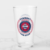 バーモントサーキュラータイポグラフィデザイン タンブラーグラス (裏面)