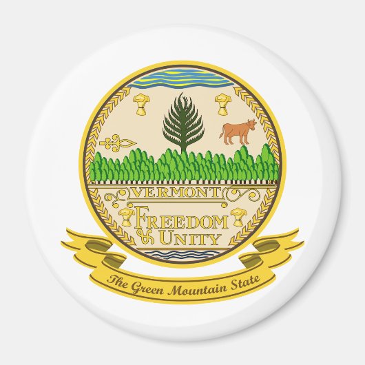 バーモントシール マグネット (正面)
