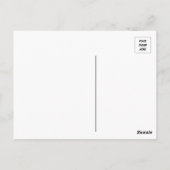 バーモントスウィンターワンダーランドB&W ポストカード (裏面)