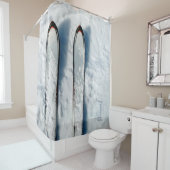 バーモントスノースキーシャワーカーテン シャワーカーテン (インサイチュ)