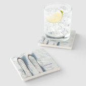 バーモントスノースキーストーンコースター ストーンコースター (横)