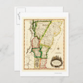 バーモントパノラママップバーモント2 ポストカード (正面/裏面)