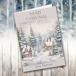 バーモントビレッジのクリスマス シーズンカード