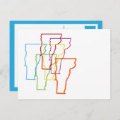 バーモントプライドぼやけ ポストカード (正面/裏面)