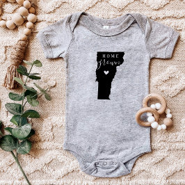 バーモントホームグロウン州ティー ベビーボディスーツ