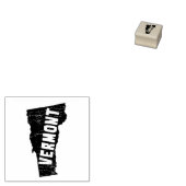 バーモントホームヴィンテージマップシルエット ラバースタンプ (押印)