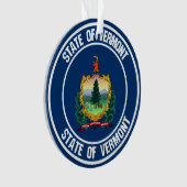 バーモントラウンドエンブレム オーナメント (正面)