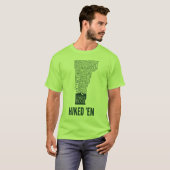 バーモントロングトレイルTシャツ（グリーンロゴ） Tシャツ (正面フル)