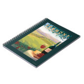 バーモントワインカントリーシーン ノートブック (左側)